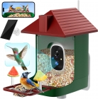 $56 Smart Bird Feeder with Camera Solar Powered AC +FS