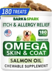 $20 Bark&Spark Omega 3 for Dogs - 180 Fish Oil Treats +FSSS